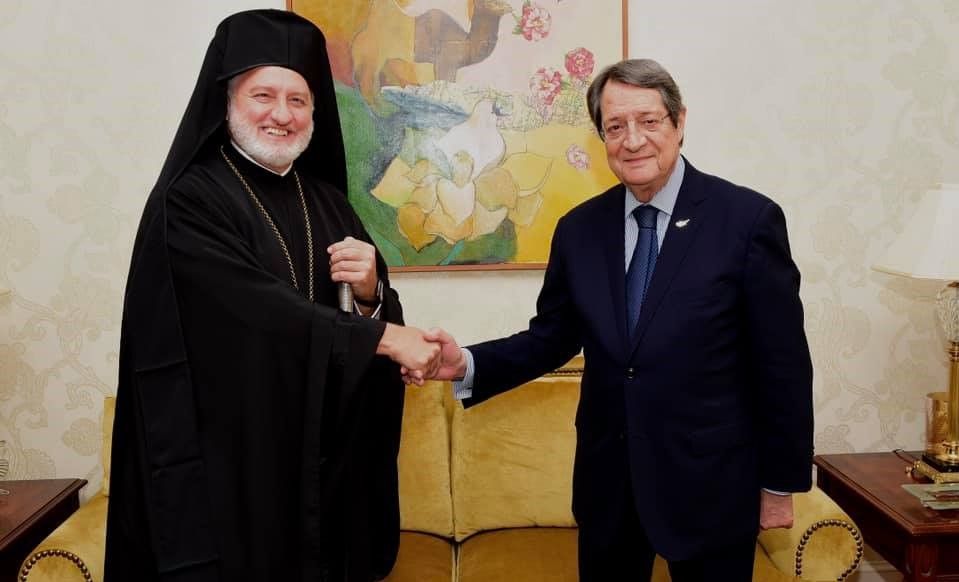 Συνάντηση Αρχιεπισκόπου Αμερικής-Νίκου Αναστασιάδη