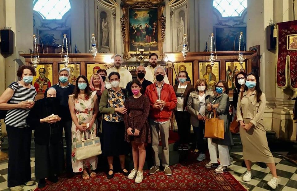 Η εορτή του Αγίου Ιωάννου του Θεολόγου σε ναό της Φλωρεντίας