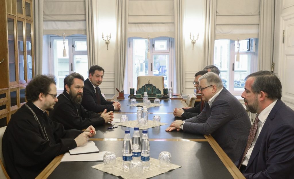 Митрополит Волоколамский Иларион встретился с ректором Высшей школы экономики