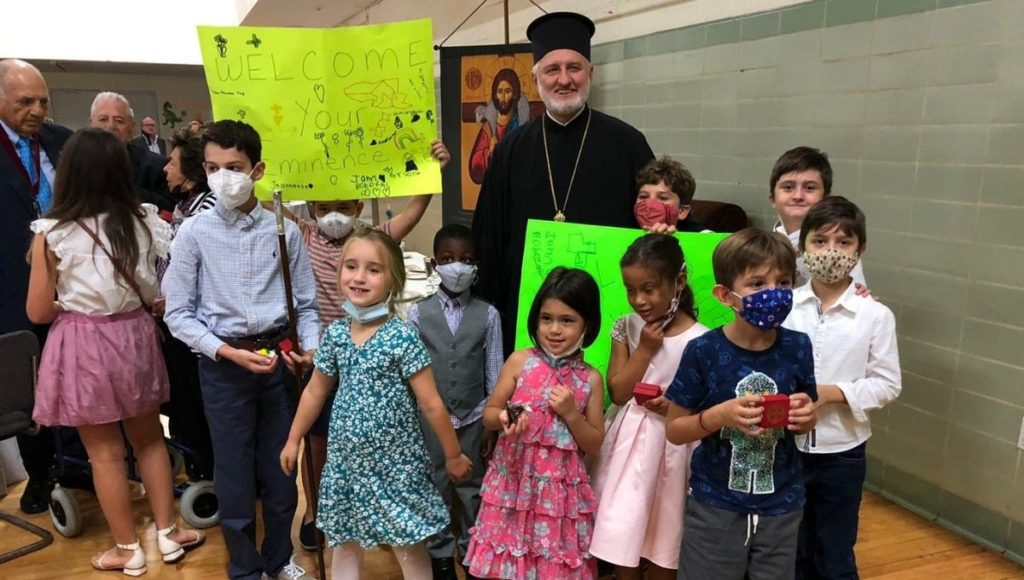 Archbishop Elpidophoros Visits St. Sophia Cathedral in Miami