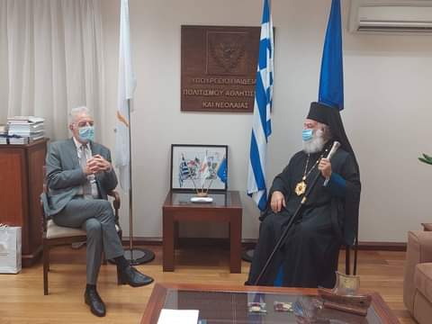 وزير التربية والتعليم القبرصي يلتقي البابا ثيودروس الثاني