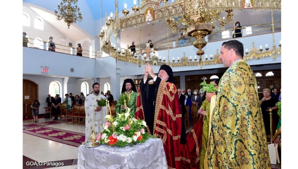 His Eminence Archbishop Elpidophoros of America Divine Liturgy of the Exaltation of the Holy Cross