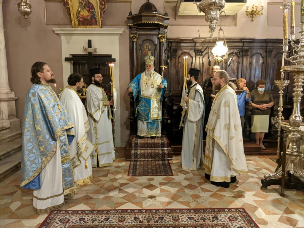 Ο Κερκύρας Νεκτάριος στο Ιερό προσκύνημα του Αγίου Σπυρίδωνος