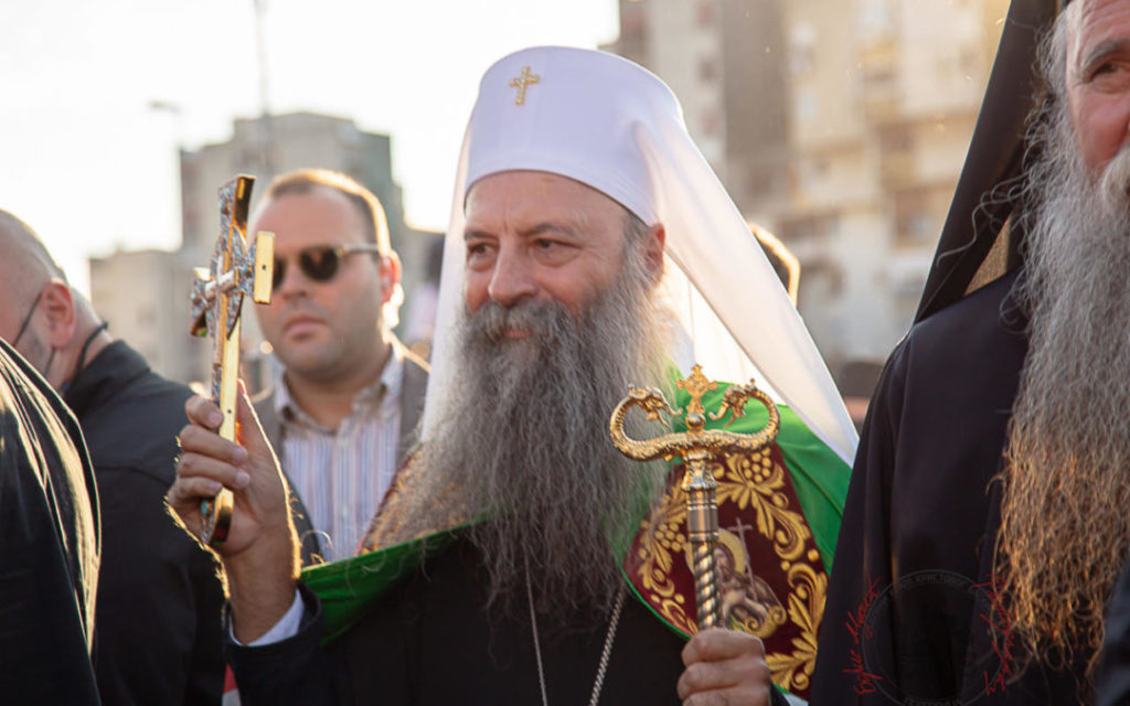 Свечани дочек Патријарха српског Порфирија – Подгорица 4. 9. 2021. љета Господњег (видео)