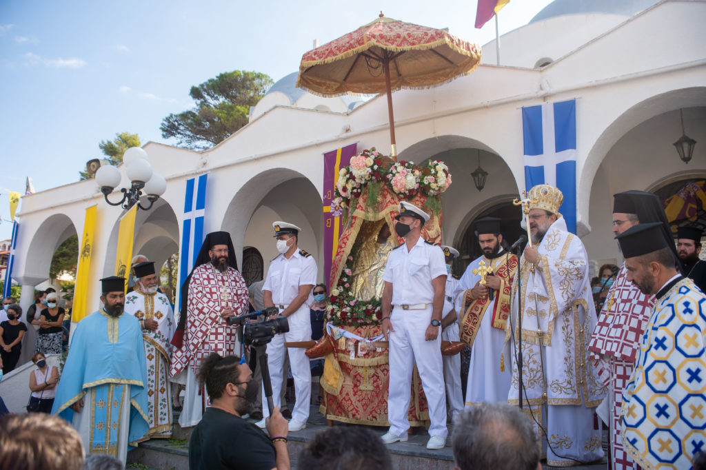 Την Πολιούχο της Παναγία Μυρτιδιώτισσα εόρτασε η Πύλος