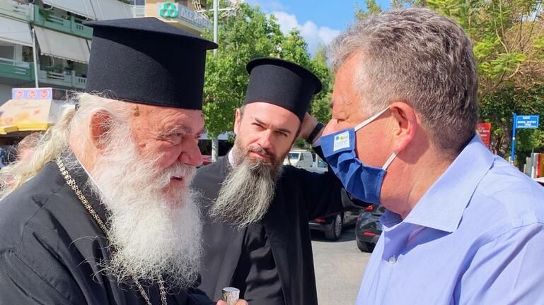 Συνάντηση Ιερωνύμου-Περιφερειάρχη Κρήτης