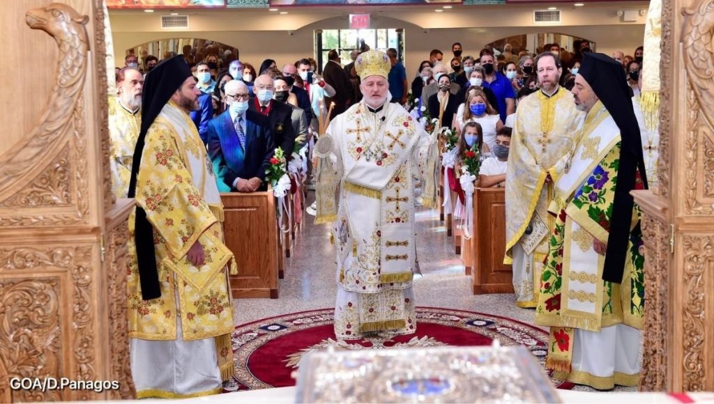 His Eminence Archbishop Elpidophoros of America Saturday after the Exaltation of the Holy Cross
