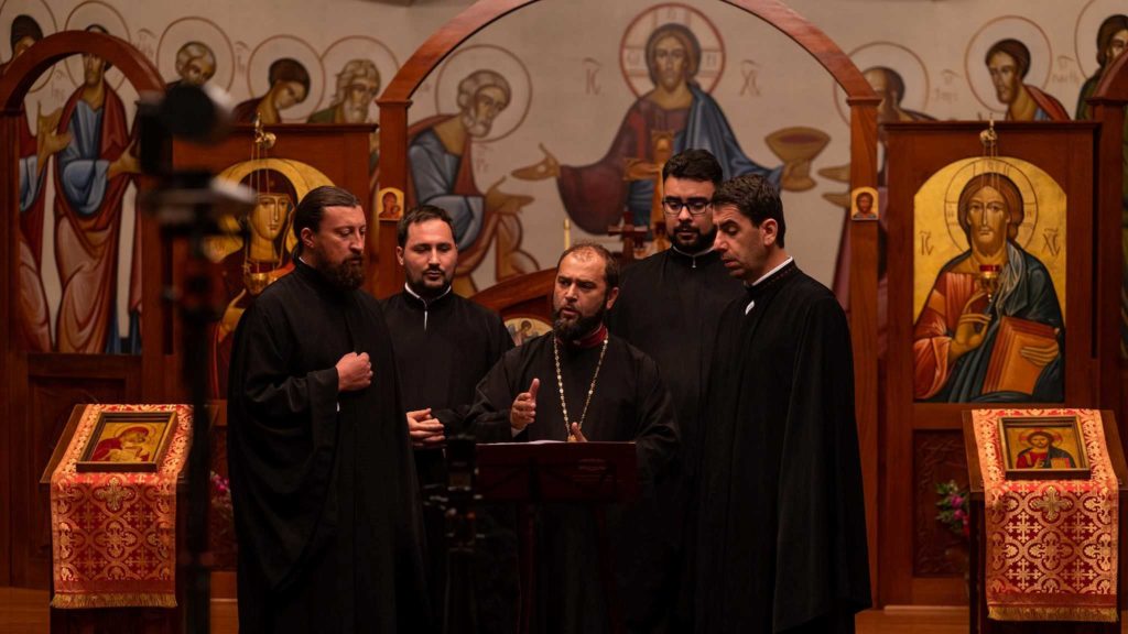Tronos Psaltic Group performed live at St. Vladimir’s Seminary