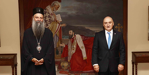 Патријарх српски примио Амбасадора Грузије у Србији