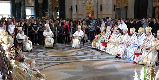 Беседа Патријарха српског Порфирија на хиротонији Епископа мохачког Дамаскина