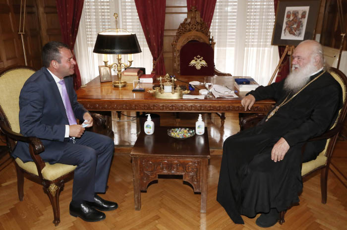 Η παιδεία στην ατζέντα των επαφών του Αρχιεπισκόπου – Εξέφρασε το ενδιαφέρον του για το μέλλον των Θεολογικών Σχολών