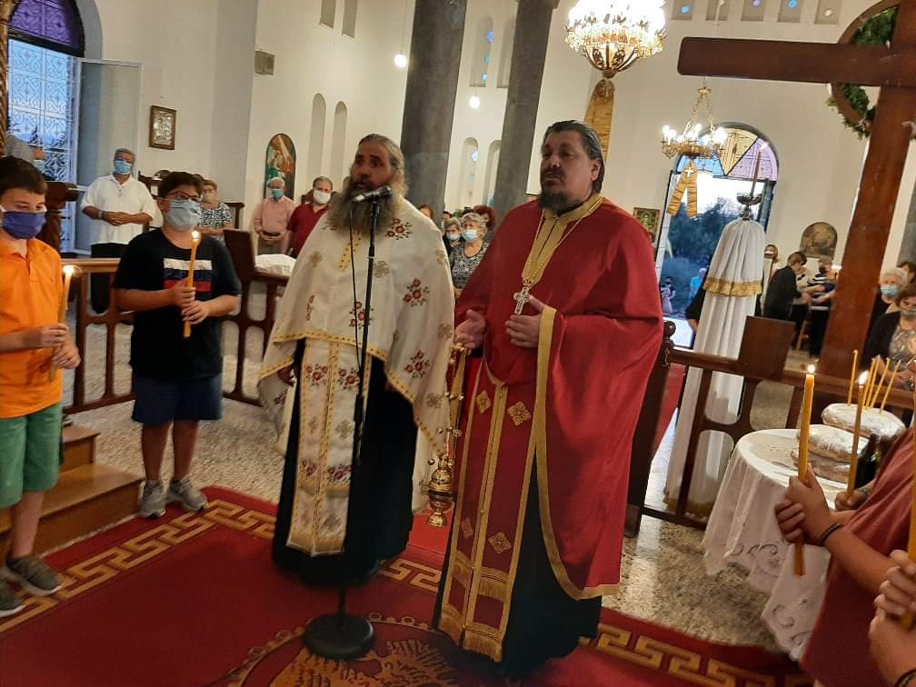 Πανηγυρικός Εσπερινός Υψώσεως Τιμίου Σταυρού στο Γυμνό