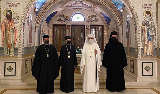 Патријарх румунски Данило примио Епископа будимског и администратора темишварског Лукијана
