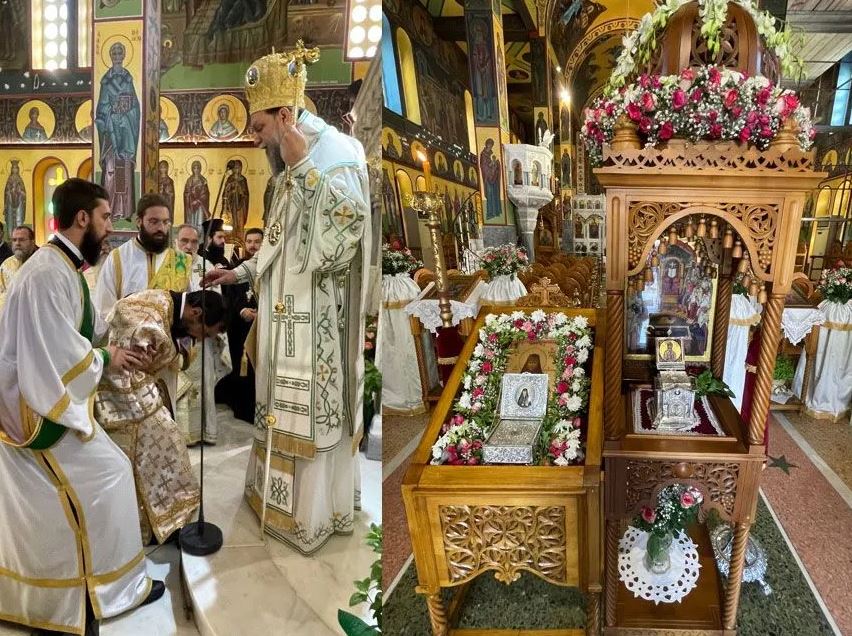 Η μνήμη της Αγίας Ευφημίας στη Μητρόπολη Νέας Ιωνίας