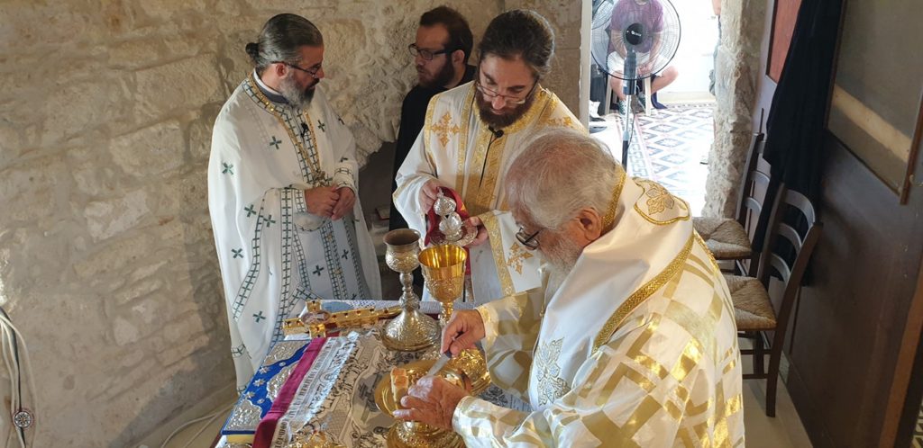 Στο εξωκλήσιο της Παναγιώτισσας στον Πρωταρά