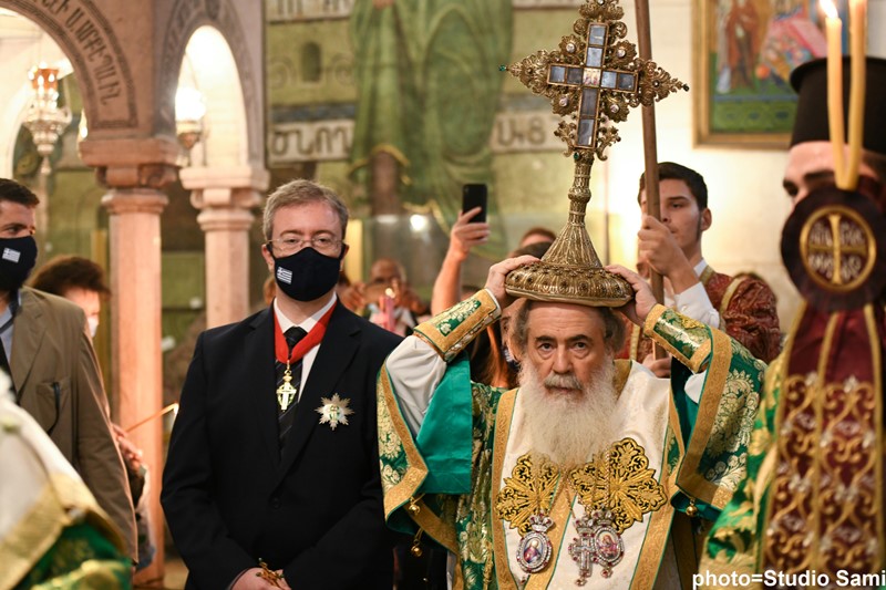 Η Ύψώσις του Τιμίου Σταυρού στο Πατριαρχείο Ιεροσολύμων