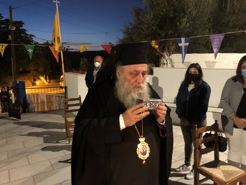 Ο νέος Άγιος της Εκκλησίας μας ευλόγησε τη νήσο Νάξο