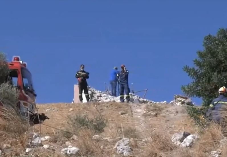 Εικόνες από τον γκρεμισμένο Προφήτη Ηλία στο Αρκαλοχώρι