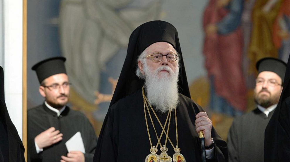 Ευχές του Αλβανίας Αναστασίου στον Μητροπολίτη Μαυροβουνίου