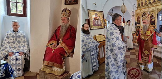Митрополит Јоаникије богослужио у Цетињском манастиру