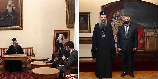 Serbian Patriarch receives Ambassador of Greece to Serbia