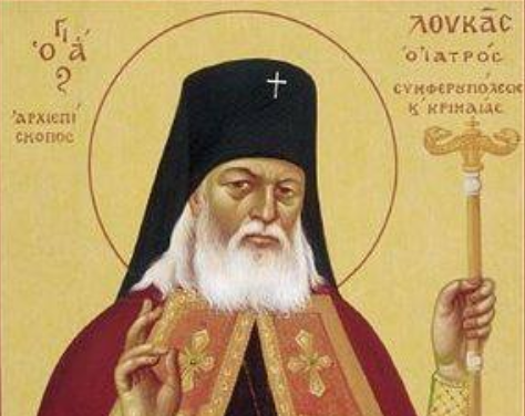الطبيب الجراح القديس لوقا الروسي، رئيس أساقفة سيمفيروبول، “قديس القرن العشرين”.