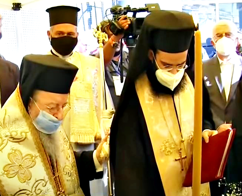 ΔΕΘ: Αγιασμός ευλογούντος του Mητροπολίτου Θεσσαλονίκης