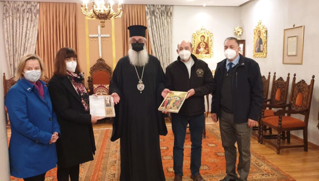 Στον Μητροπολίτη Αλεξανδρουπόλεως ο Γερουσιαστής Λεωνίδας Ραπτάκης