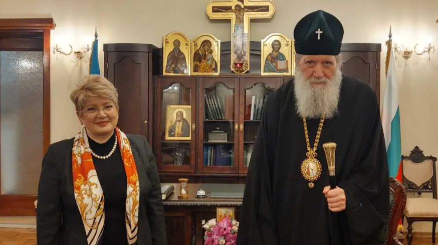 Ambasadoarea României la Sofia s-a întâlnit cu Patriarhul Neofit al Bulgariei