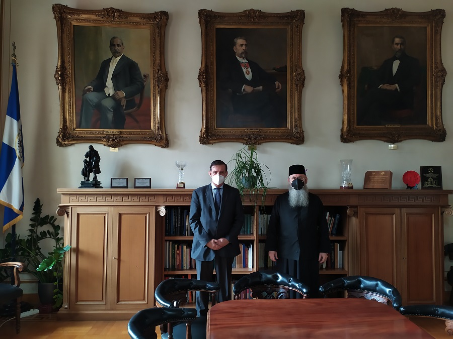 Συνάντηση Μητροπολίτη Περιστερίου με Πρύτανη του ΕΚΠΑ