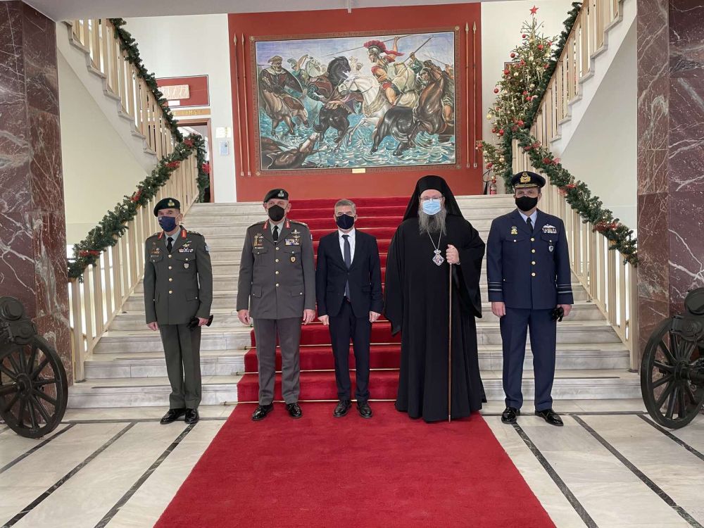 Αγιασμός στο Ενεργειακά Αναβαθμισμένο Κτίριο της 1ης Στρατιάς