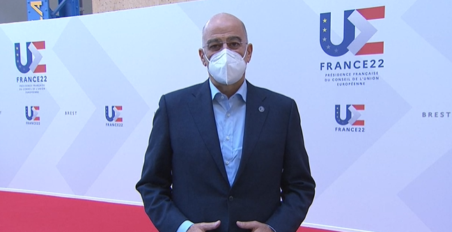 Δένδιας: Η ΕΕ πρέπει να αντιμετωπίσει τις απειλές στην Αν. Μεσόγειο