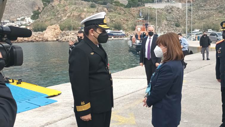 Στη Γαύδο η Κατερίνα Σακελλαροπούλου για τα Θεοφάνεια