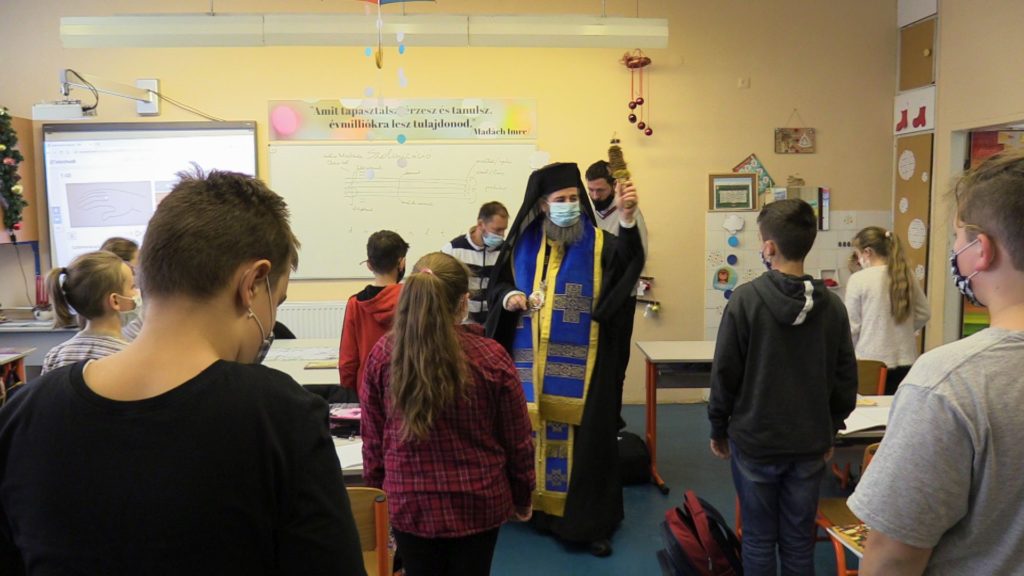 Instituţiile româneşti din Giula au fost binecuvântate cu Agheasmă Mare de Episcopul Ungariei