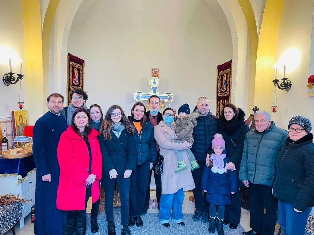 Românii din Zagreb au început anul reuniți în rugăciune la biserica românească din oraș