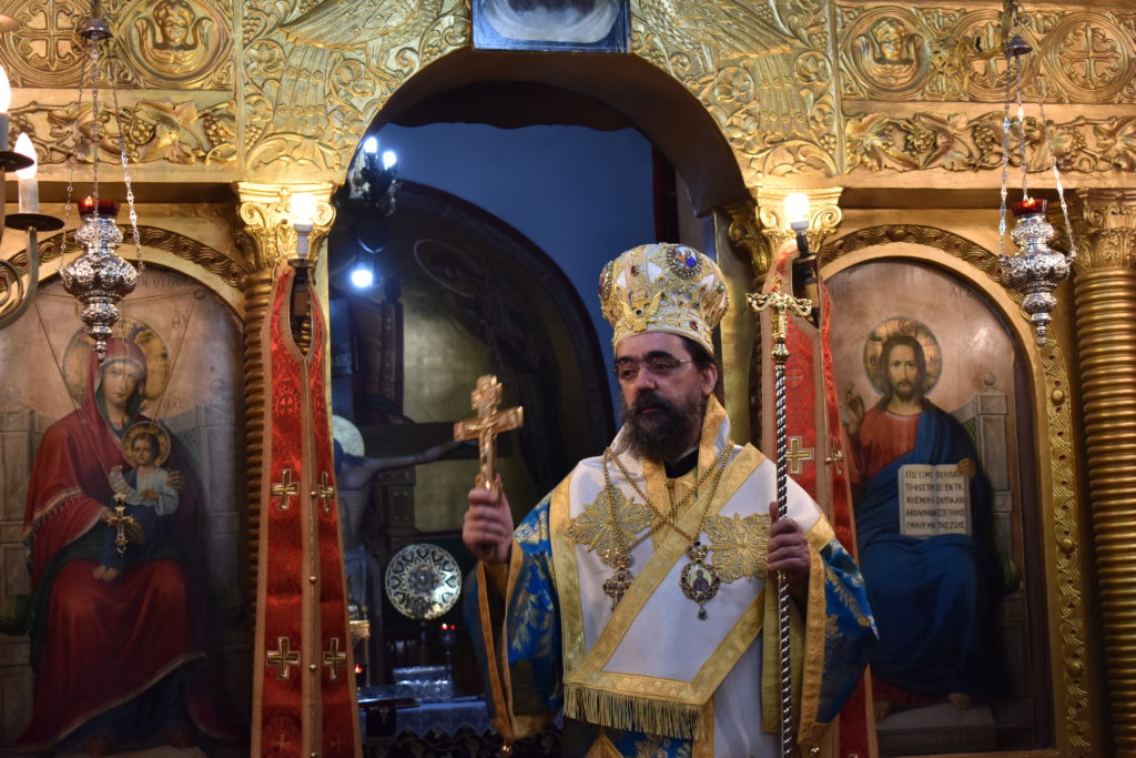 Στο χιονισμένο Λέχοβο και την Κορησό ο Μητροπολίτης Καστορίας