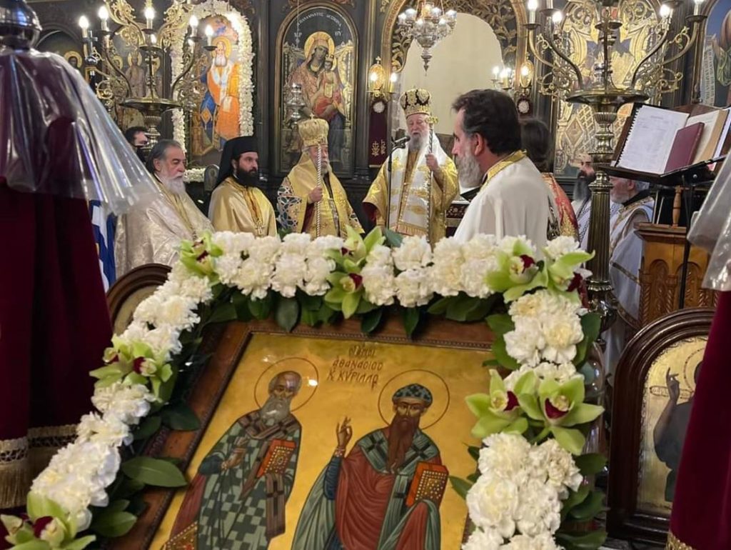 Η Κύμη εόρτασε την μνήμη του Πολιούχου Αγίου Αθανασίου