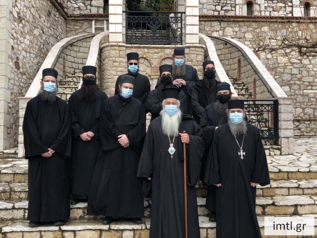 Ο Μητροπολίτης Θηβών στην Ιερά Μονή Μακαριωτίσσης