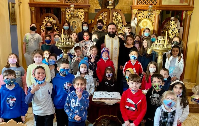 Αστόρια: Κοπή της βασιλόπιτας σε σχολείο της Αγίας Ειρήνης Χρυσοβαλάντου