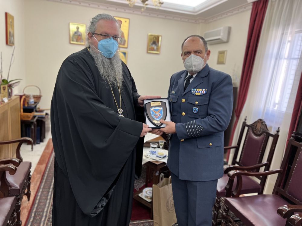 Στον Μητροπολίτη Λαρίσης ο Διοικητής της Διοίκησης Αγωγού Καυσίμων