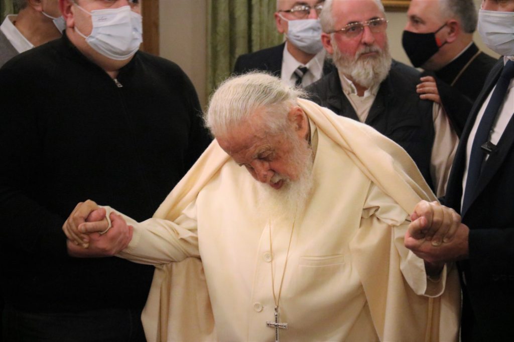 Την ευχή του σε όλη τη Γεωργία έδωσε ο Πατριάρχης Ηλίας