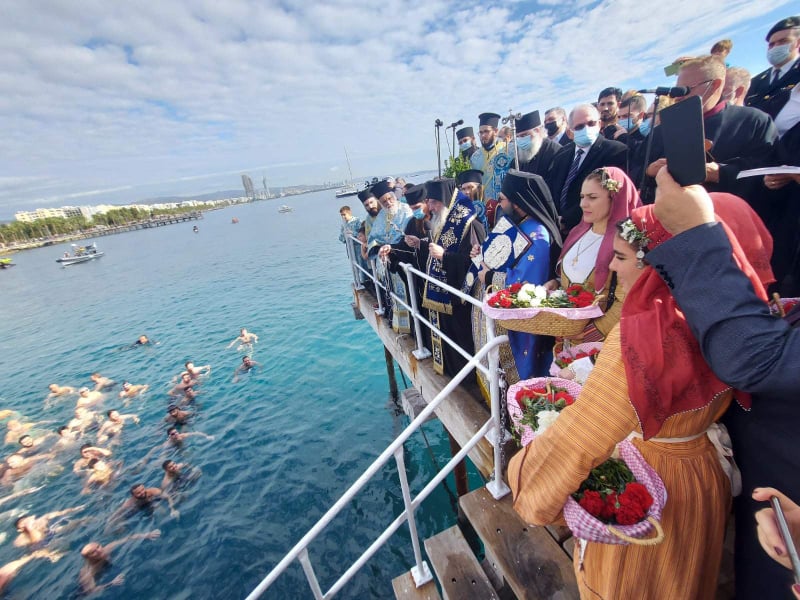 Ο εορτασμός των Θεοφανίων στο παλιό λιμάνι της Λεμεσού
