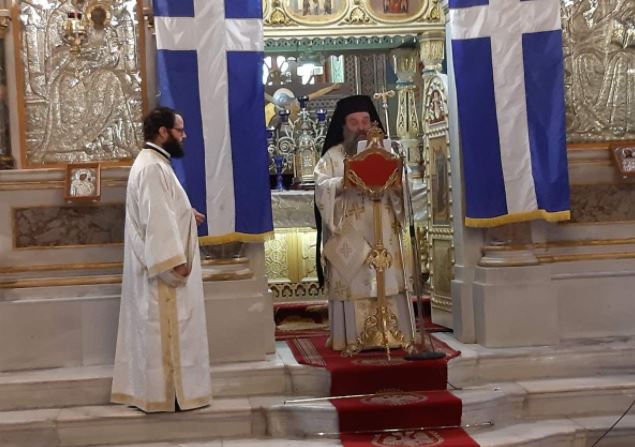 Η πρώτη του νέου έτους στον Μητροπολιτικό Ναό Χίου