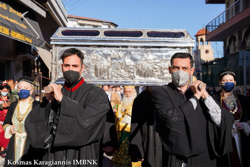 Ιερά λιτανεία του Λειψάνου του Πολιούχου στη Βέροια