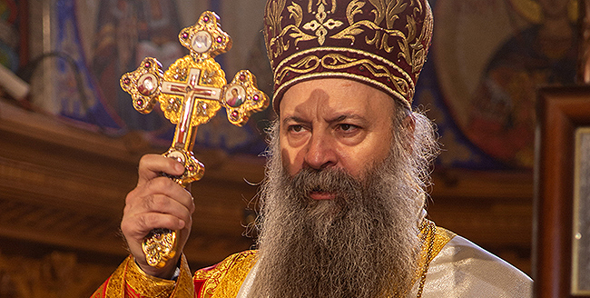 Σερβίας Πορφύριος: Ο λαός του Χριστού, είναι ο λαός της ειρήνης